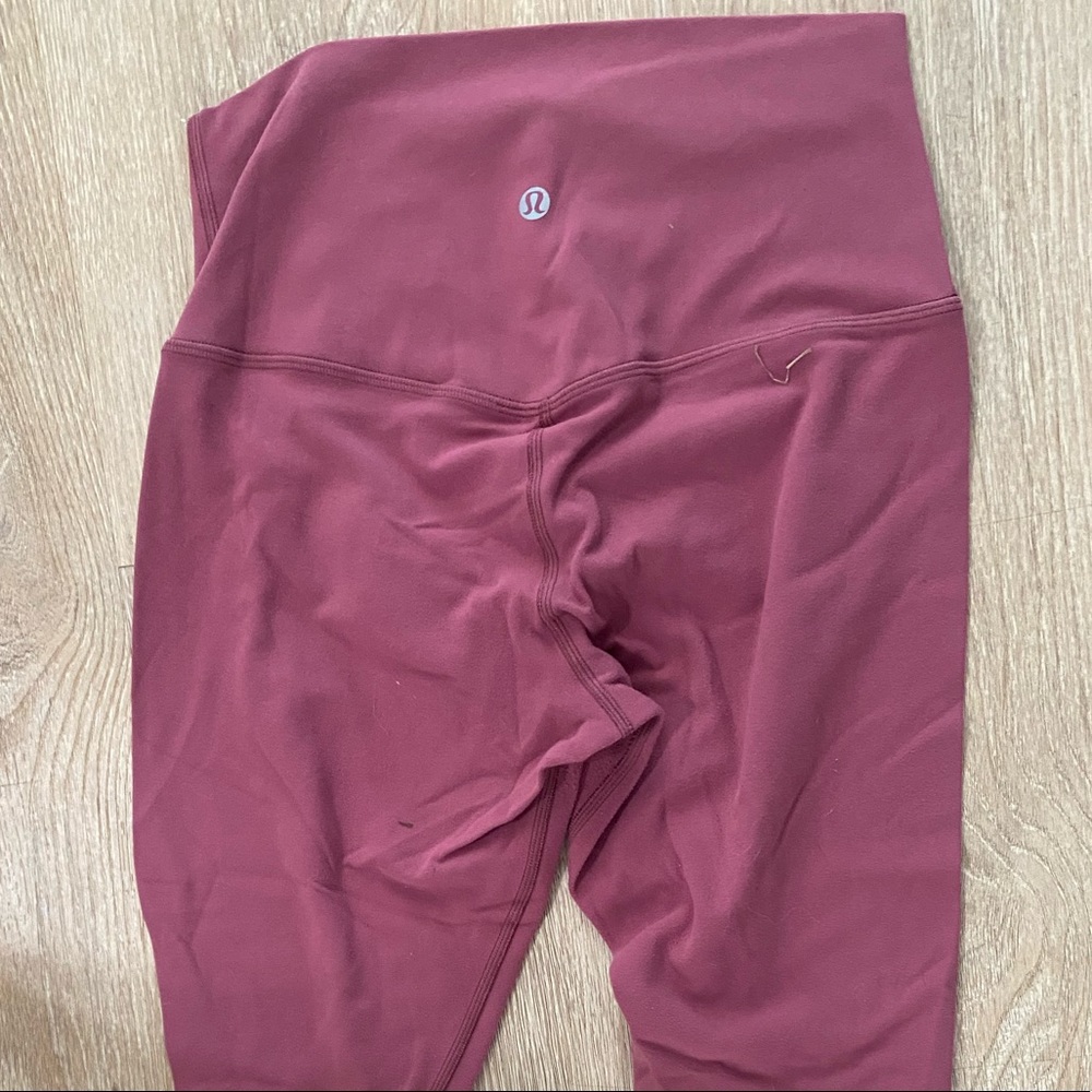 Lululemon mauve leggings
